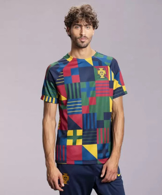 UNIQ Printed Men Round Neck Multicolor T-Shirt
