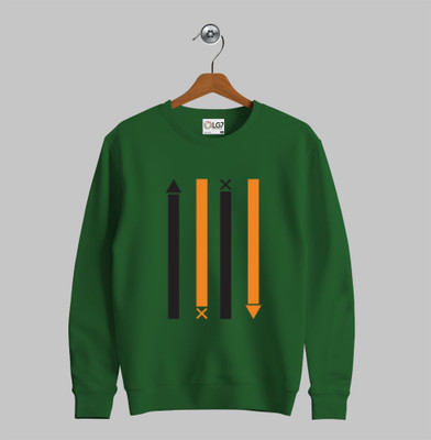 LGGARMENTS Printed Men Round Neck Dark Green T-Shirt