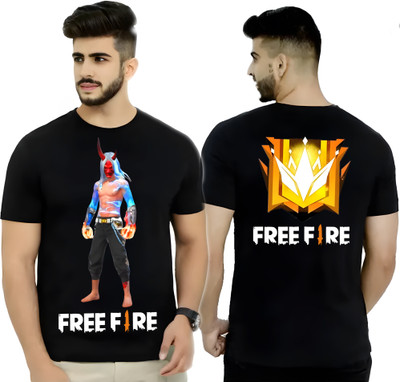 mh trend Printed Men Round Neck White T-Shirt