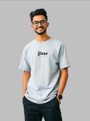 UrGear Printed Men Round Neck White T-Shirt