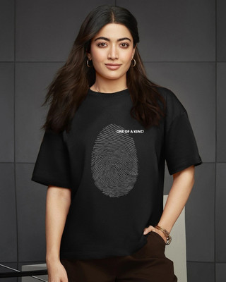 BEWAKOOF Graphic Print Women Round Neck Black T-Shirt