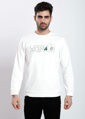HIGHTRIBE Printed Men Round Neck Green, Yellow T-Shirt
