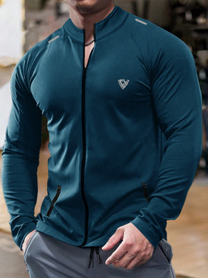 EyeBogler Solid Men Wind Cheater