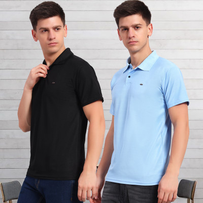 ZEPPI Printed Men Polo Neck Multicolor T-Shirt