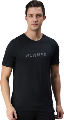 Macroman M-Series Solid Men Round Neck Black T-Shirt