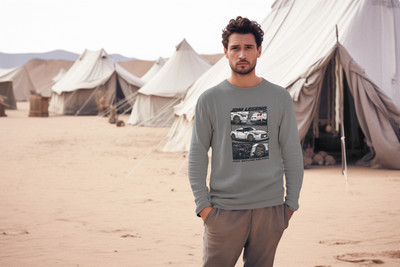 Zayan Fashion Printed Men Round Neck Grey T-Shirt