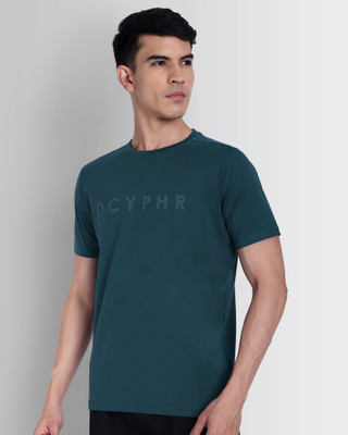 DCYPHR Graphic Print Men Crew Neck Blue T-Shirt