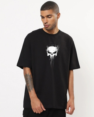 Be Crazy Printed, Typography Men Round Neck Black T-Shirt