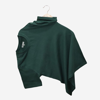 ROSEFIT Solid Men Round Neck Dark Green T-Shirt