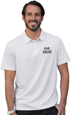 Fighterhero Typography Men Polo Neck White T-Shirt