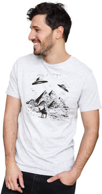 GPGARMENTSS Printed Men Round Neck Multicolor T-Shirt