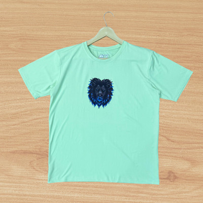 DEVARSH ENTERPRISES Printed Men Round Neck Green T-Shirt