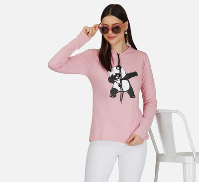 BASE 41 Graphic Print Women Round Neck Pink T-Shirt