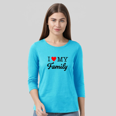 Smart Colors Typography Women Round Neck Multicolor T-Shirt