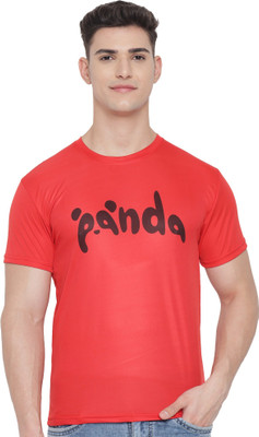 InkTees Printed Men Round Neck Red T-Shirt