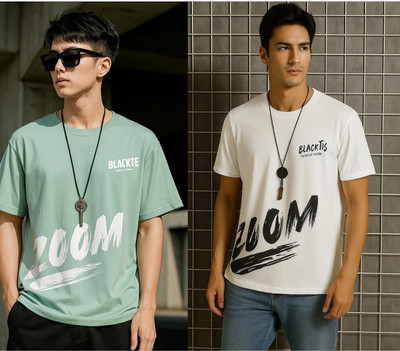 Dorvell Solid Men Round Neck Green T-Shirt