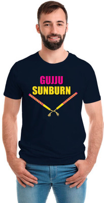 SmarTee Street Printed Men Round Neck Blue T-Shirt