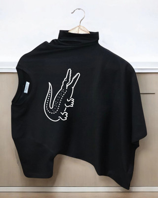 Velvawear Printed Men Round Neck Black T-Shirt