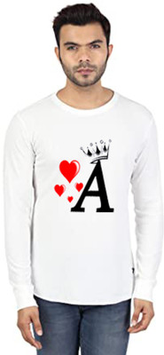 BigArk Printed Men Round Neck White T-Shirt