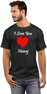 GNS Nationals Printed Men Round Neck White, Black T-Shirt