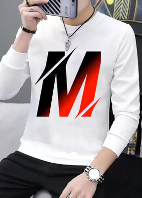 clickwell Printed Men Round Neck White T-Shirt
