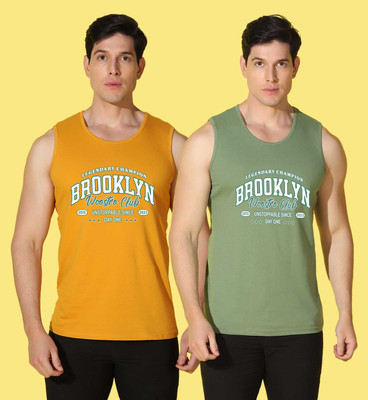 WOOSTRO Graphic Print Men Scoop Neck Multicolor T-Shirt