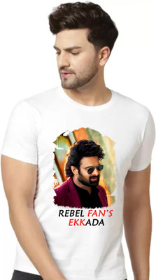 Tee Gallery Printed Men Round Neck White T-Shirt