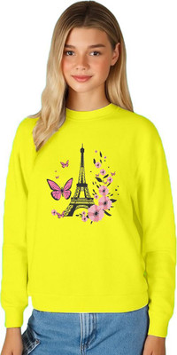 Fabrista Printed Women Round Neck Yellow T-Shirt