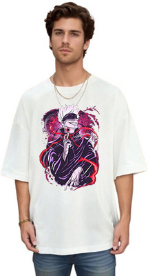 Ericia Printed Men Round Neck White T-Shirt