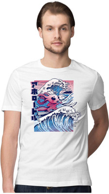 TheFreedomStore Printed Men Round Neck White T-Shirt