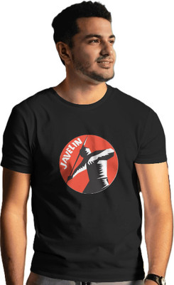 VASAL Solid Men Round Neck Black T-Shirt