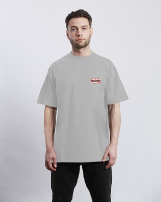 Moda Rapido Solid Men Round Neck Grey T-Shirt