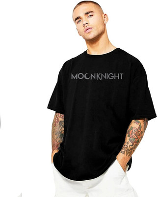 Asher Dean Printed Men Round Neck Black T-Shirt