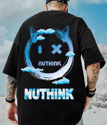 LGGARMENTS Printed, Typography Men Round Neck Black T-Shirt