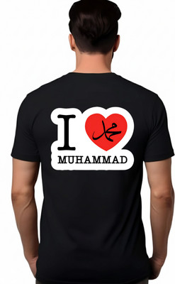 nowkart Graphic Print Men Round Neck Black T-Shirt