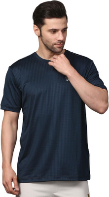 NEXGEN CLUB Self Design Men Crew Neck Multicolor T-Shirt