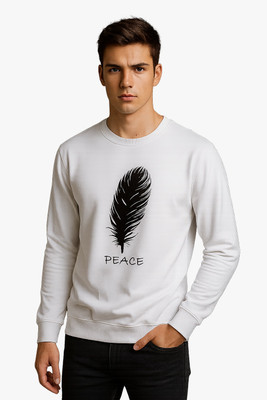 Dorvell Graphic Print Men Crew Neck White T-Shirt