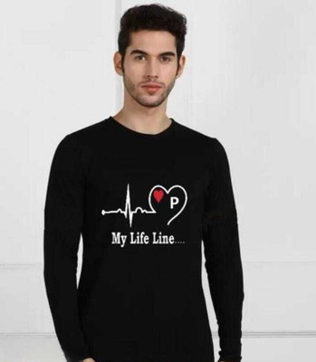 Clickwell Trend Printed Men Round Neck Silver T-Shirt