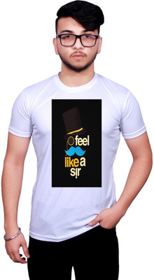 KRYONIX Printed, Typography Men Round Neck Multicolor T-Shirt