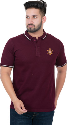 RISHVI SPORTS Solid Men Polo Neck Multicolor T-Shirt