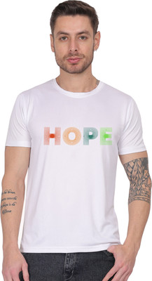 StutiUnique Graphic Print Men Round Neck White T-Shirt