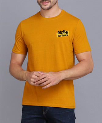 WOOSTRO Printed Men Round Neck White T-Shirt