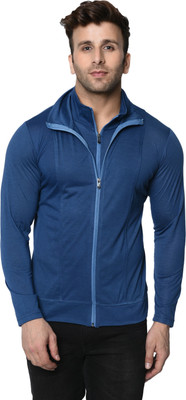 Moordale Fab Solid Men Polo Neck Blue T-Shirt