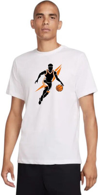 Attirea Solid Men Round Neck White T-Shirt