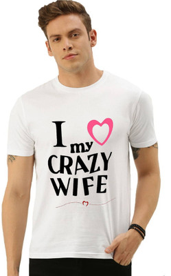 HamsaMART.com Printed Men Round Neck White T-Shirt