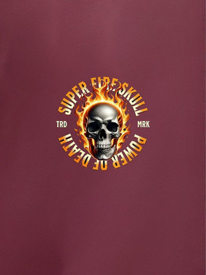 SZN Graphic Print Women Round Neck Maroon T-Shirt