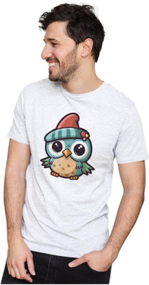 GPGARMENTSS Printed Men Round Neck Multicolor T-Shirt