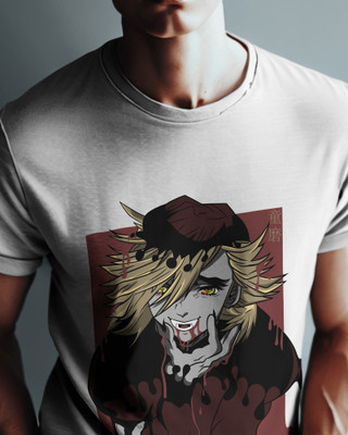 SteezonStore Graphic Print Men Round Neck White T-Shirt