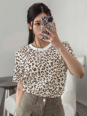 KEX Printed Women Round Neck White T-Shirt