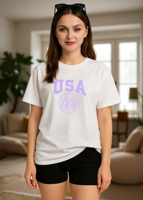 Elvia Solid Women Round Neck White T-Shirt